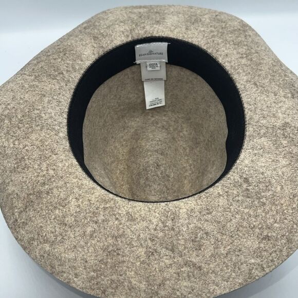 LL BEAN SIGNATURE Tan and Brown Wool Hat - Picture 4 of 7